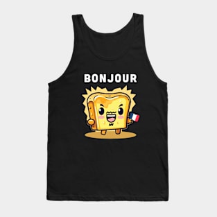 Bonjour French Toast Kawaii Tank Top